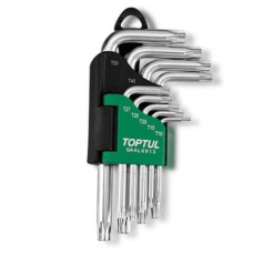 Набор ключей TORX Г-обр. TOPTUL T10-T50 9ед. GAAL0913