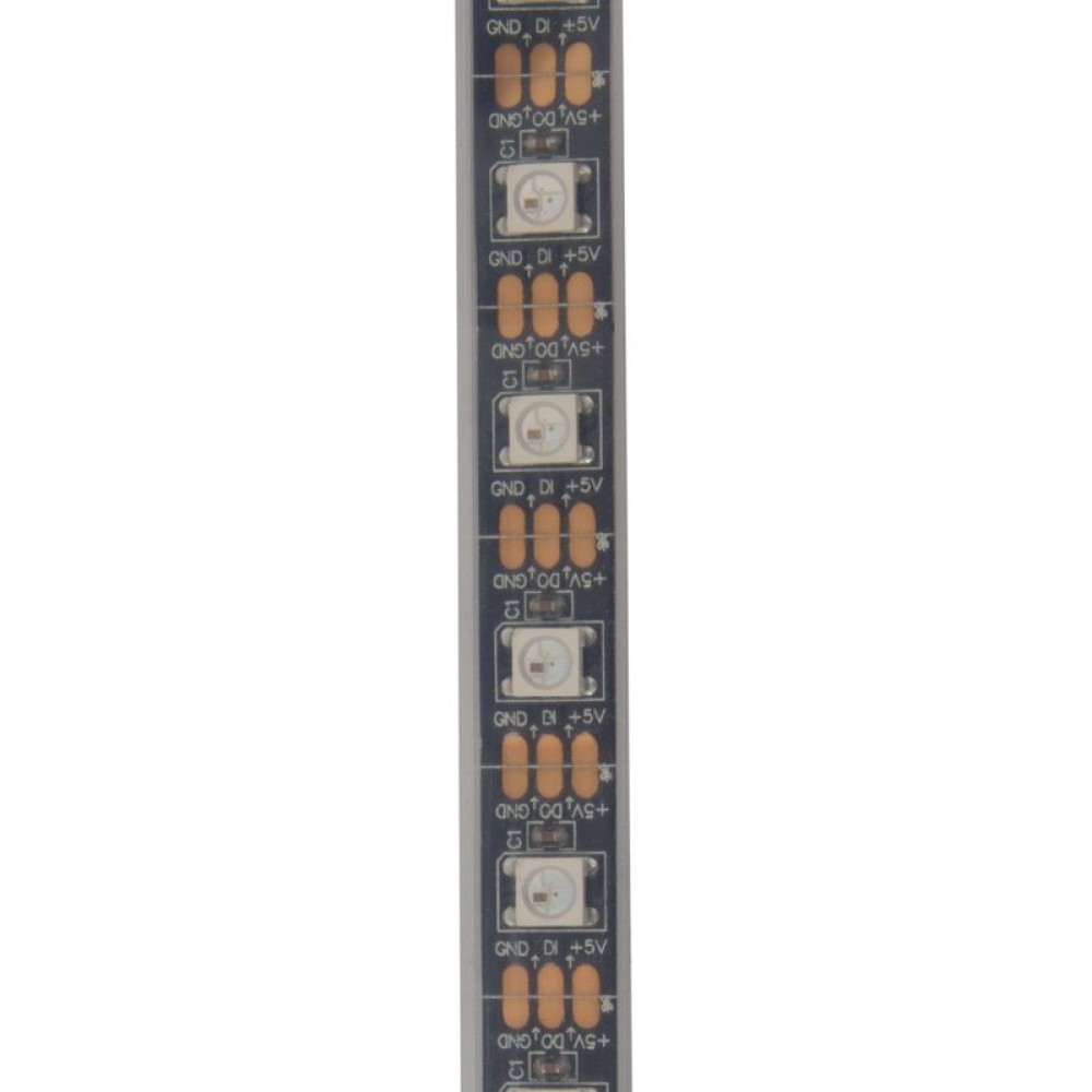 Світлодіодна стрічка RGB SMD5050, WS2812B (з управлінням, IP67, 5 В, 60 діодів/м, 5 м)