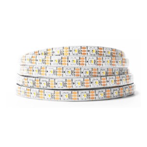 Світлодіодна стрічка RGBWW SMD5050, SK6812 (біла, з управлінням, IP20, 5 В, 60 діодів/м, 1 м)