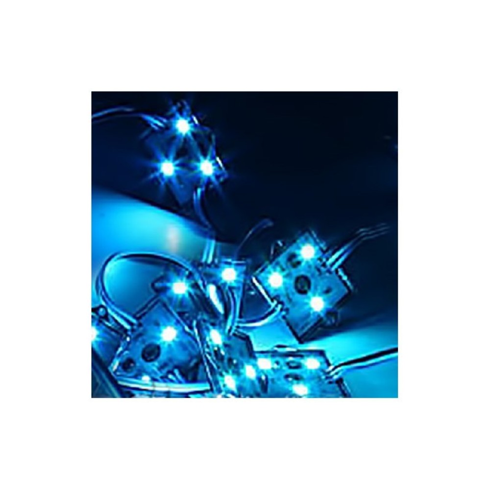 Комплект квадратных LED-модулей (WS2811, полноцветные, 3 светодиода SMD5050, IP67, 20 шт.)