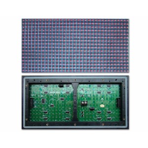LED-модуль для реклами P10-Red (320 × 160 мм, 32 × 16 точок, IP65, 2000 нт)