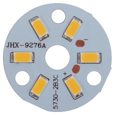Плата со светодиодами 3 Вт (теплый белый, 350 лм, 32 мм)