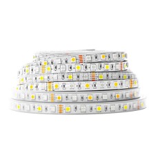 Светодиодная лента RGB+WW SMD5050 (300 светодиодов, 12 В, 5 м, IP65)