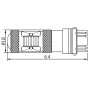 LED лампа гальмування UP-7G-3157WB-30W (біла, 12-24 В)