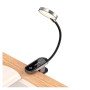 Настольная лампа Baseus Comfort Reading Mini Clip Lamp, 3 Вт, серая, на клипсе, c кабелем, #DGRAD-0G