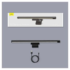 Настільна лампа Baseus i-wok Series Pro, 5 Вт, чорна, для монітору, з кабелем, #DGIWK-P01