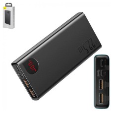 Power bank Baseus Adaman, 20000 мАг, з дисплеєм, чорний, Quick Charge, 22,5 Вт, #PPAD000101