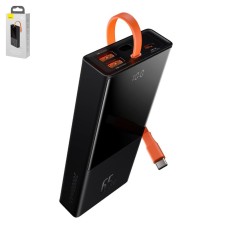 Power bank Baseus Elf Digital Display, 20000 мАг, з дисплеєм, чорний, Fast Charge, 65 Вт, #PPJL000001