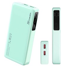 Power bank Konfulon A25Q, 20000 мАг, 65 Вт, м'ятний, Quick Charge, #A25Q