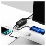 Сетевое зарядное устройство Baseus GaN3 Pro Desktop, 100 Вт, Quick Charge, 220 В, черный, с розеткой, c кабелем USB тип-C к USB тип-C, 4 порта, #PSZM000401