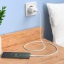 Сетевое зарядное устройство Hoco C106A, 220 В, белый, с micro-USB кабелем тип-В, 1 порт, #6931474783905