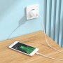 Сетевое зарядное устройство Hoco C98A, 18 Вт, Quick Charge, 220 В, белый, с micro-USB кабелем тип-В, 1 порт, #6931474766861