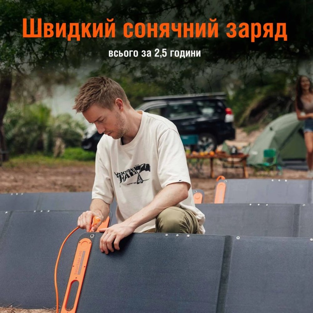 Солнечный генератор Jackery 2000 Pro (Explorer 2000 Pro + 4×Solarsaga 200W + 2×коннектора Jackery Solar)