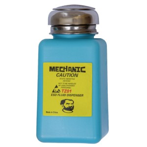 Баночка для жидкости с дозатором Mechanic TZ01, 180 мл, для спирта