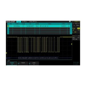 Программное обеспечение SIGLENT SDS-1000X-DC для декодирования IIC, SPI, UART/RS232, CAN, LIN