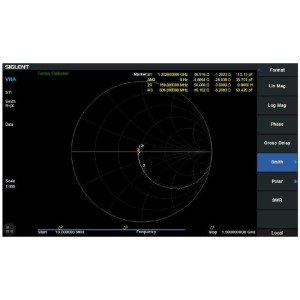 Програмне розширення Векторний аналіз мережі SIGLENT SVA1000X-VNA