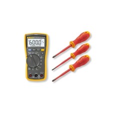 Мультиметр Fluke 117EUR (IB117L) + 3 отвертки (5133953)