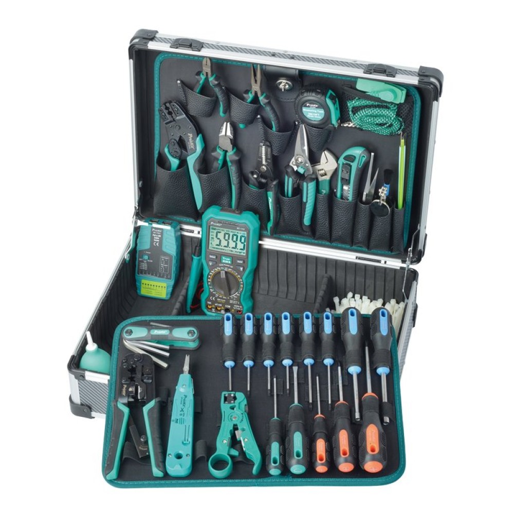 Набор инструментов Pro'sKit PK-1938M3 для телекоммуникационных сетей