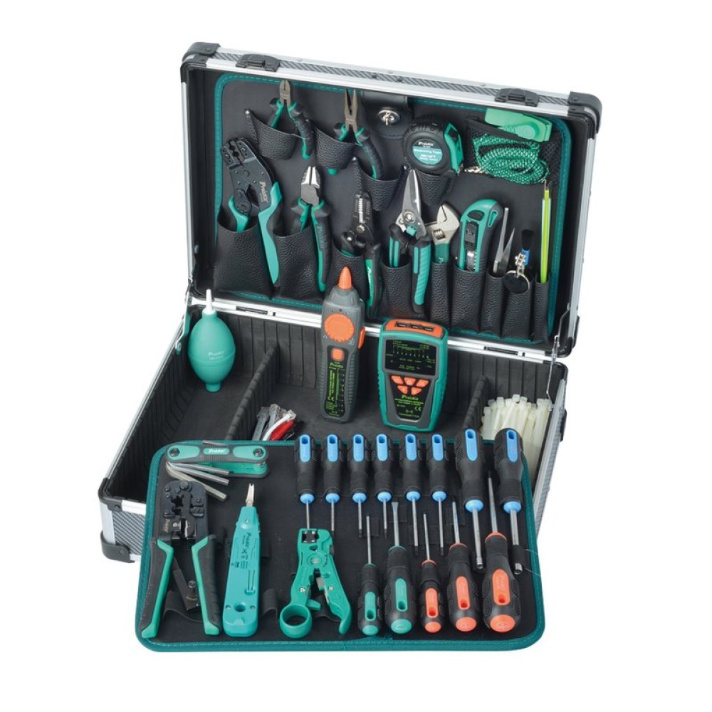 Набор инструментов Pro'sKit PK-1938M2 для телекоммуникационных сетей