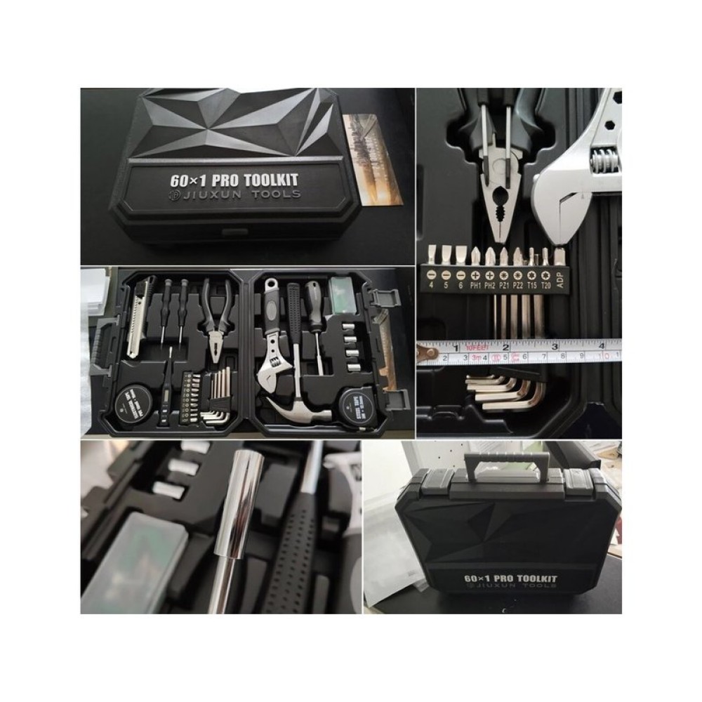 Набор инструментов Xiaomi Jiuxun Tools Toolbox Pro для дома 60 в 1
