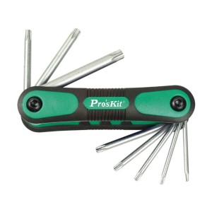 Набор складных звездообразных отверток Pro'sKit HW-121L