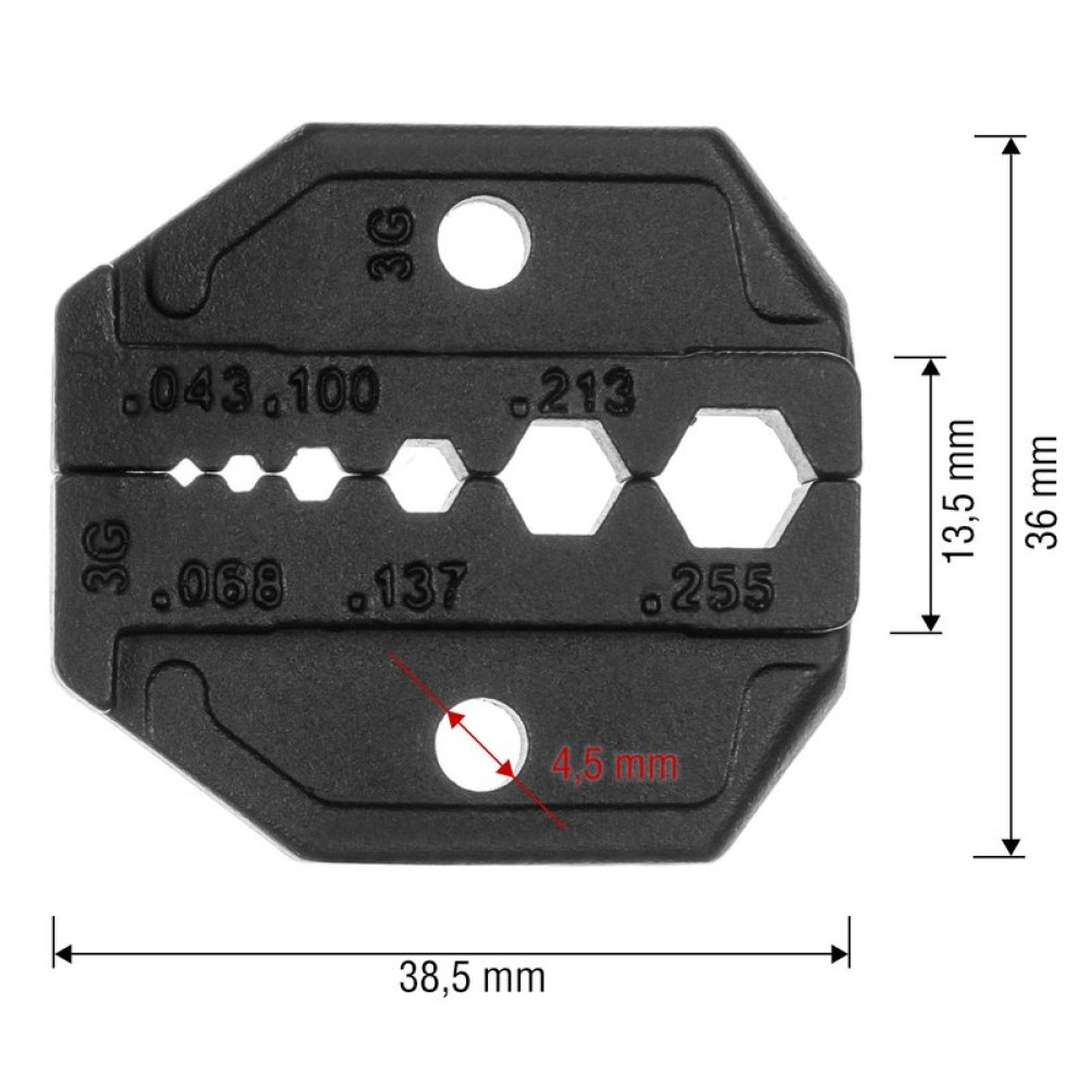 Матрица для кримпера Pro'sKit CP-336DG