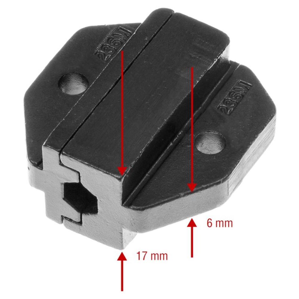 Матриця CP-236DM6 для кримпера CP-372H (роз'єми 8P8C/RJ45)