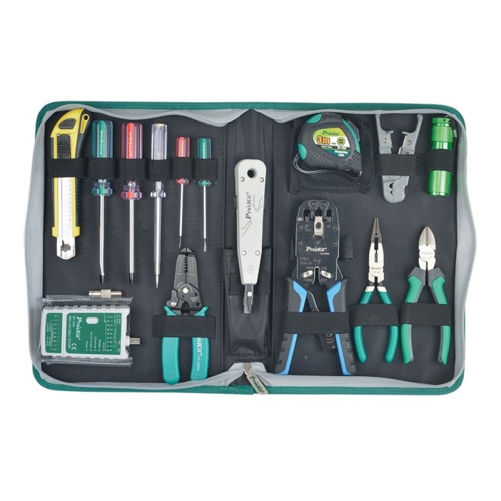 Набір інструментів Pro'sKit PK-4013 для телекомунікаційних мереж