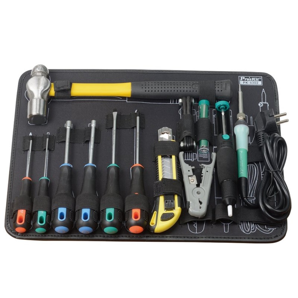 Великий набір інструментів Pro'sKit PK-4302BM для обслуговування мереж