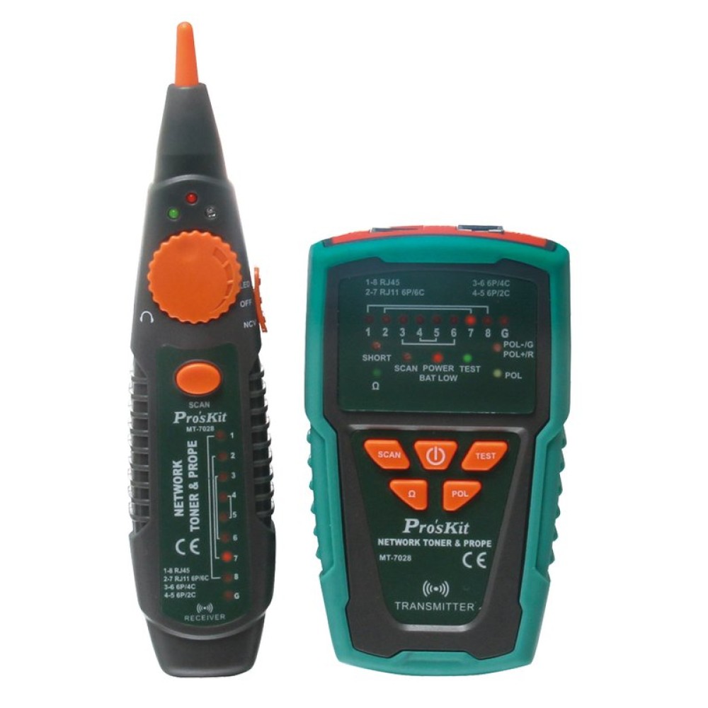 Тестер телекоммуникационных сетей и линий передачи данных Pro'sKit MT-7028