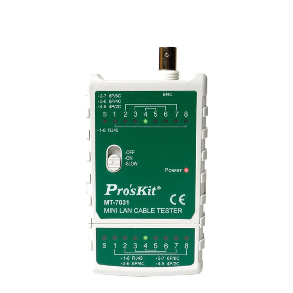 Тестер кабелю Pro'sKit MT-7031