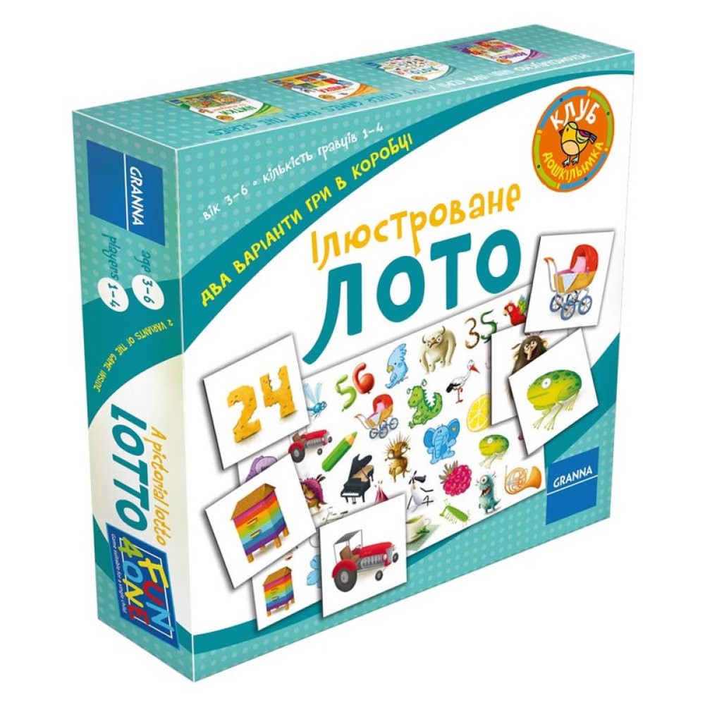Настольная игра Granna Иллюстрированное лото
