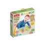 Головоломка Quercetti Мозаика Play Bio: Геометрия Макси Chunky Peggy, большие фишки (12 шт.) + досточка