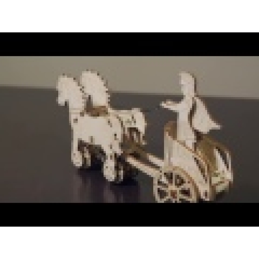 Механический 3D-пазл Wooden.City Римская колесница