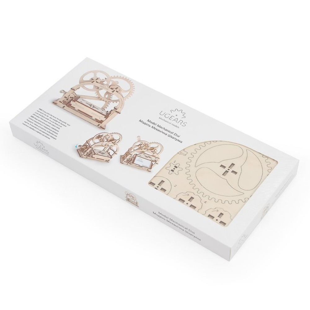 Механический 3D-пазл UGEARS Шкатулка-визитница