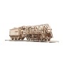 Механический 3D-пазл UGEARS Локомотив с тендером