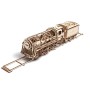 Механический 3D-пазл UGEARS Локомотив с тендером