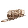 Механический 3D-пазл UGEARS Локомотив с тендером