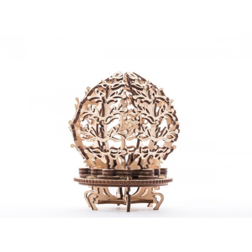 Механический 3D-пазл UGEARS Цветок-шкатулка