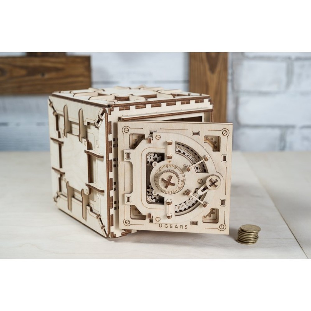 Механический 3D-пазл UGEARS Сейф