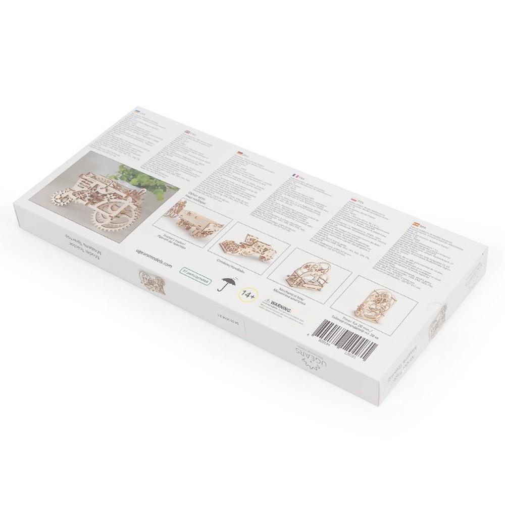 Механический 3D-пазл UGEARS Трактор