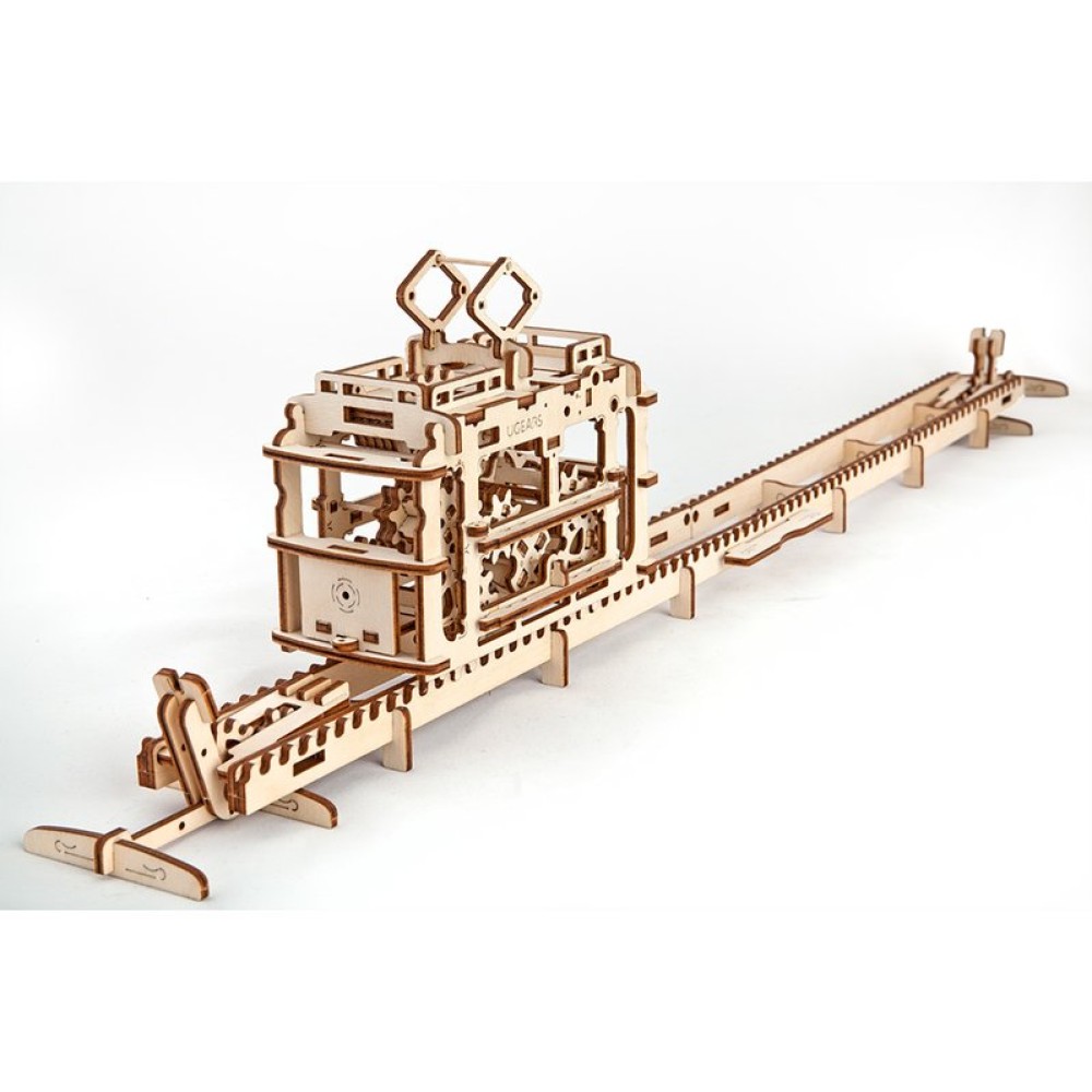 Механический 3D-пазл UGEARS Трамвайчик