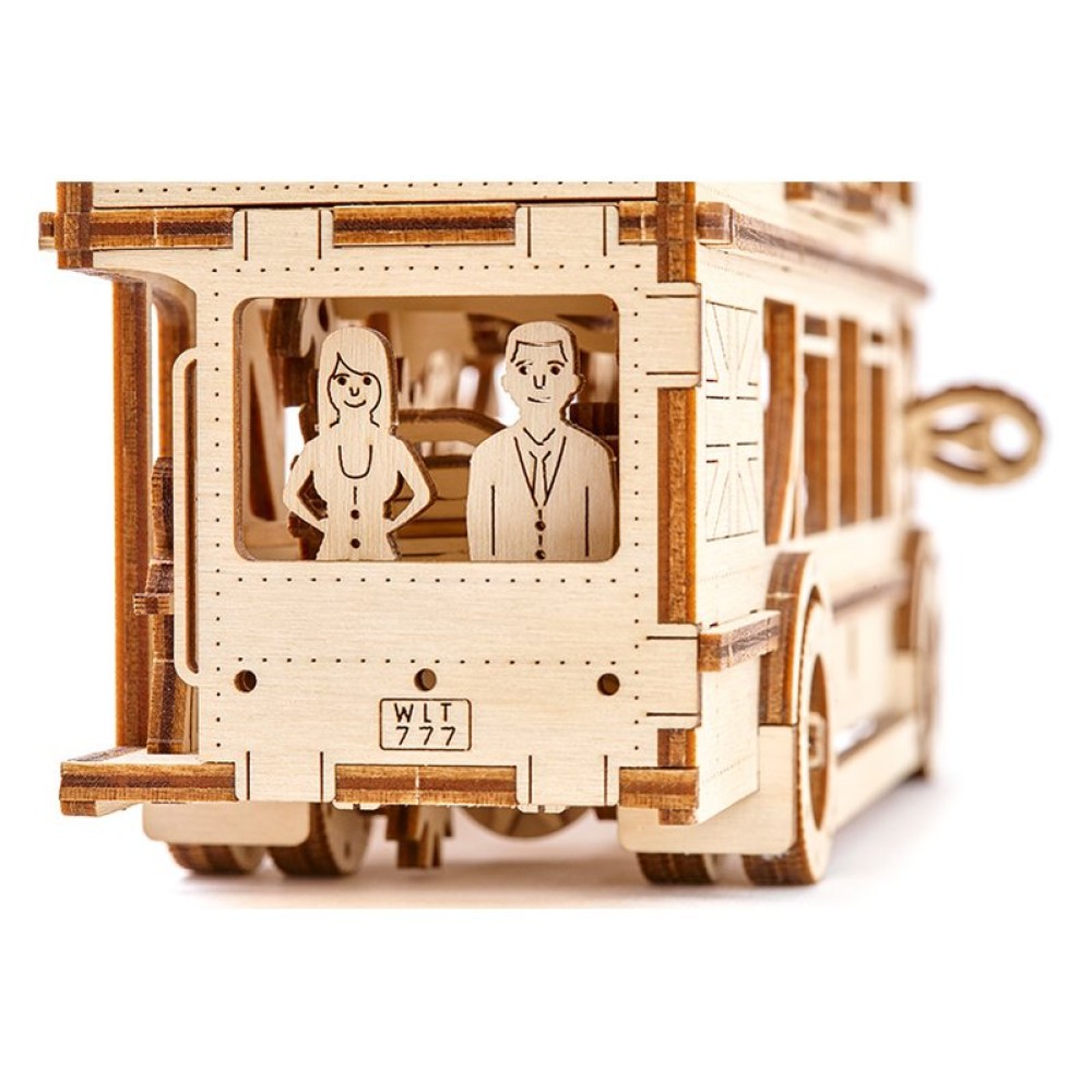 Механический 3D-пазл Wooden.City Лондонский автобус