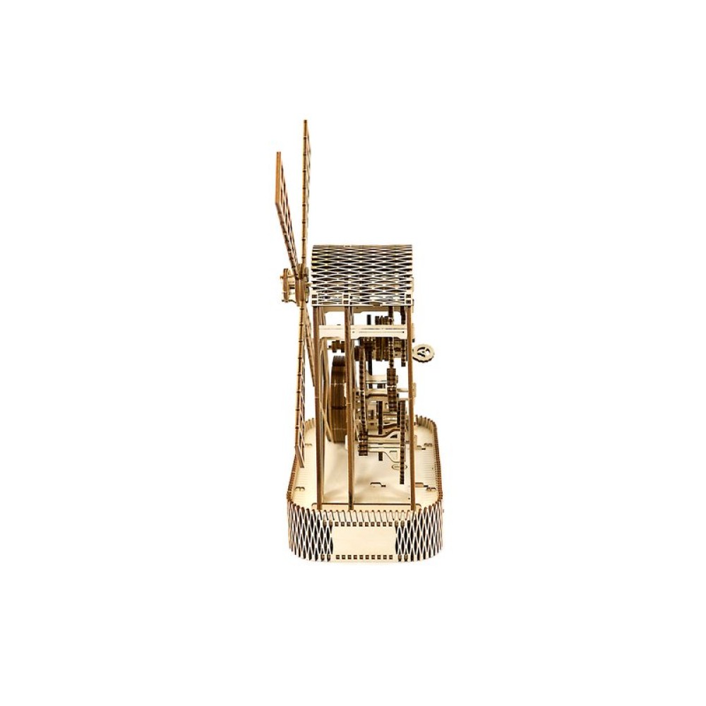 Деревянный механический 3D-пазл Wooden.City Мельница