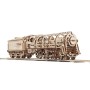 Механический 3D-пазл UGEARS Локомотив с тендером