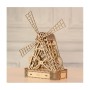Деревянный механический 3D-пазл Wooden.City Мельница