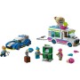 Конструктор LEGO City Полицейское преследование фургона с мороженым (60314)