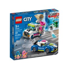 Конструктор LEGO City Поліцейське переслідування фургона з морозивом (60314)