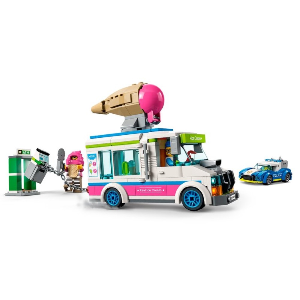 Конструктор LEGO City Полицейское преследование фургона с мороженым (60314)