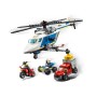 Конструктор LEGO City Погоня на полицейском вертолете (60243)